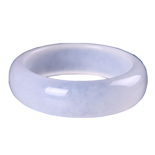 玉翡缘玉器青山工艺A级缅甸老坑翡翠冰玉手镯油润白玉镯子冰种A货