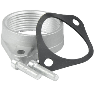 法兰盘底座内丝法兰带橡胶垫固定法兰接头固定底座带耳朵镀锌法兰