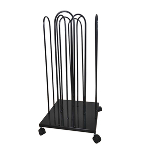 服装店收纳放衣架神器的可移动整理裤夹简约男女装店储存车展示架