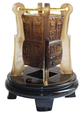 六合春琉璃四方纳财摆件开业礼品