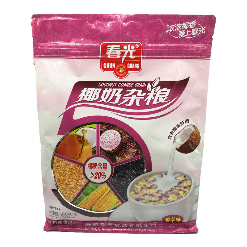 春光椰奶杂粮香芋味营养麦片
