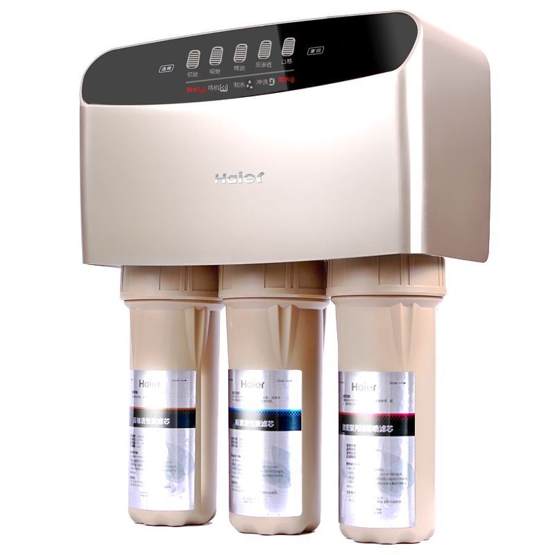 海尔反渗透家用厨房桶纯水膜净水器好不好?老司机深度剖析真心话