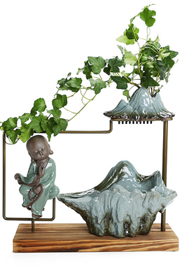 流水摆件禅意风乔迁雾化加湿器