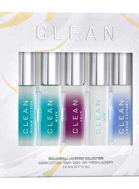 正品CLEAN香水套组便携多样皂香