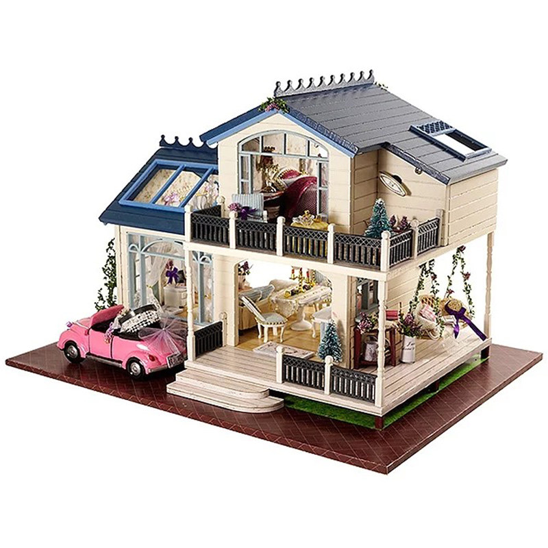 diy小屋普罗旺斯手工模型玩具