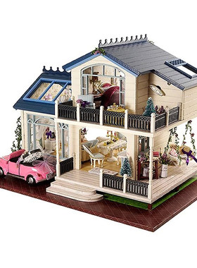 diy小屋普罗旺斯手工模型玩具