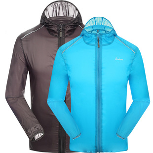 春夏季皮肤衣男超薄外套透气防晒衣女户外运动风衣防风13001