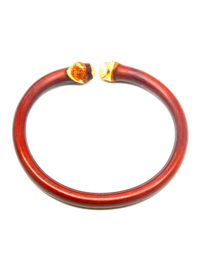 无节本命年西藏鸡血藤手镯包邮