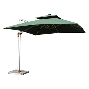 户外庭院伞室外遮阳伞3米方形罗马伞露台广告岗亭伞大太阳伞