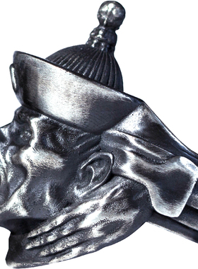 原创设计风纯银复古骷髅戒指