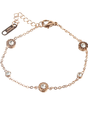 手链女小众清新网红钛钢保色流苏