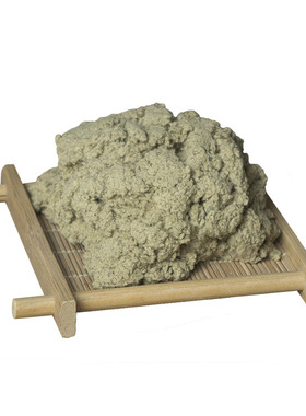 野生珍品纯艾绒艾叶艾草绒散装一斤南阳伏牛山宛艾艾灸米粒灸铺灸