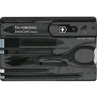 原装正品瑞士军刀瑞士卡 黑透0.7133.T3维氏刀 多功能卡片刀 刀卡