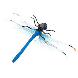 仿真蜻蜓装饰墙贴3D立体双层磁性别针挂件冰箱窗帘蚊帐磁铁假蝴蝶