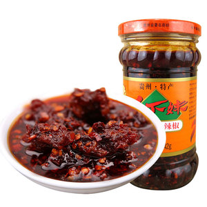 贵州特产乡下妹花溪油辣椒242g红油辣酱花生油辣子调味海椒佐料
