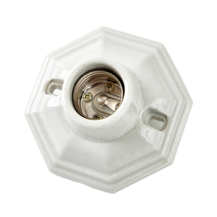 全陶瓷灯座 E27全铜螺口耐高温 爬宠箱取暖加热灯泡专用灯头灯座