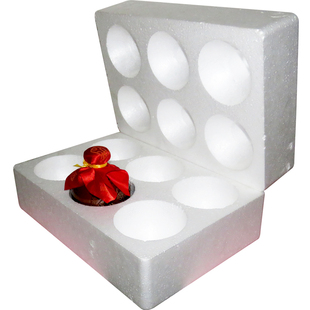 1/5/10斤白酒陶瓷坛6瓶装快递防摔碎泡沫打包箱 手抓瓶保护包装盒