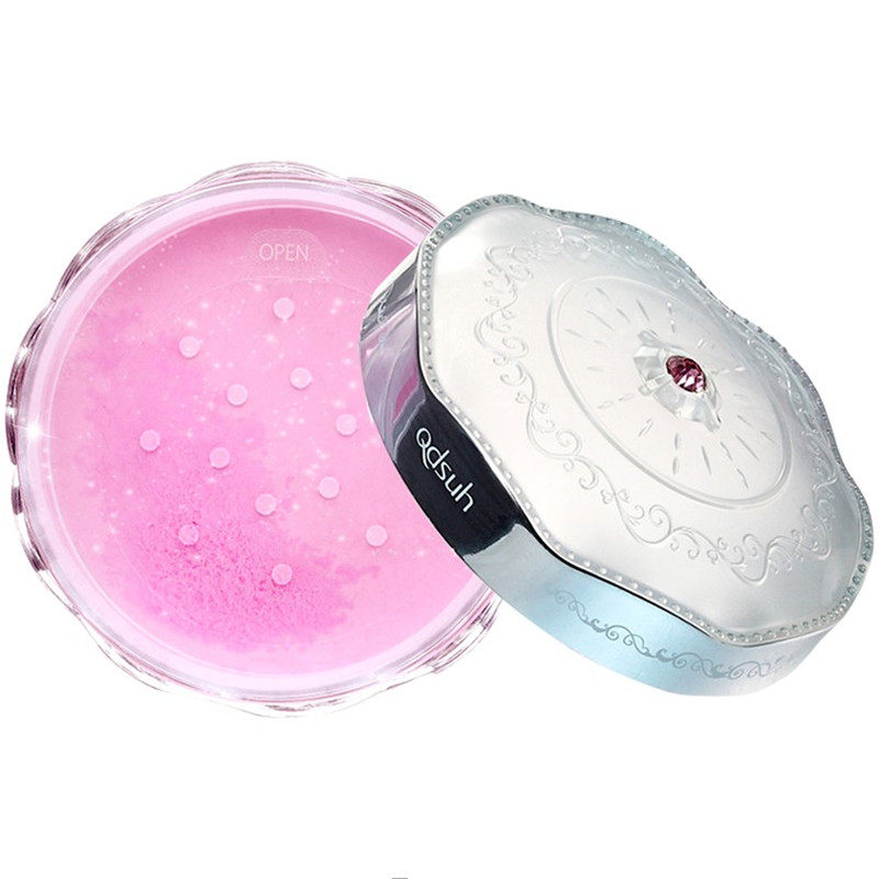 巧迪尚惠蜜桃俏颜粉蜜控油定妆蜜粉散粉遮瑕持久提亮肤色透气防水