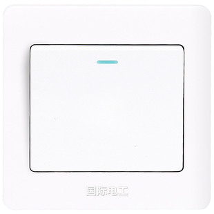 【一开多控】国际电工86型三控双刀双掷一灯中途中间多控开关三联