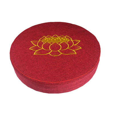 磕头亚麻加厚款打坐垫