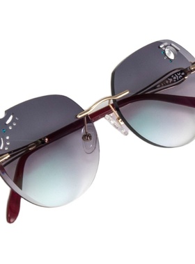 墨镜钻石切边时尚风成品太阳镜