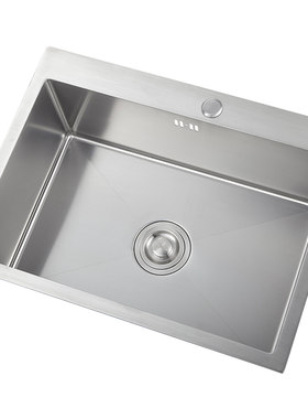6045单水槽加厚304不锈钢