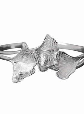 复古风足银饰品开口礼物手环