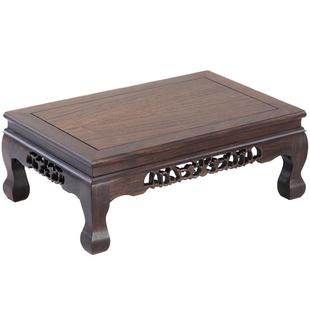 红木炕桌黑檀木地桌实木炕几长方形小炕桌飘窗桌子矮桌榻榻米地桌