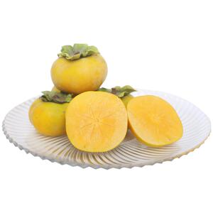 云南甜脆柿子苹果柿非软柿子新鲜水果保山甜脆硬柿子不涩口5斤