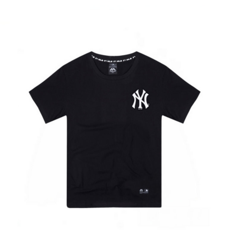 台湾代购顺丰直邮 MLB洋基队男士短袖T恤半袖圆领球员背号T