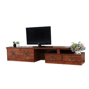 中式现代实木电视柜水曲柳橡木简约客厅茶几组合储物整装家具地柜
