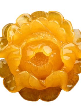 云南黄龙玉花开富贵生日礼物吊坠