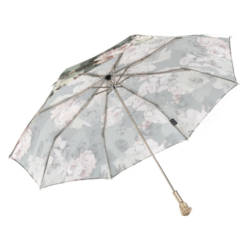 三折水墨防晒晴雨伞单层葩莎帝