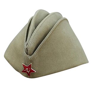 俄罗斯船型帽男女军迷收藏展示 苏联帽子广场舞水兵舞帽演出帽子