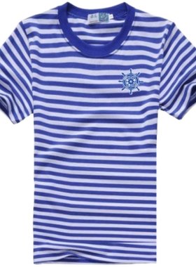 纯棉海魂衫短袖男女t恤活演出服