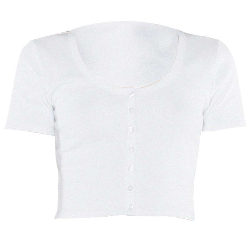 现货美国american apparel AA修身打底纯色长袖短款露脐t恤潮ins