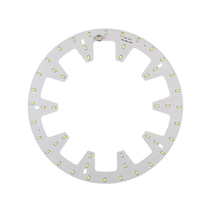LED吸顶灯圆形光源板隐形风扇灯卧室灯改造灯板分段变光环形光源