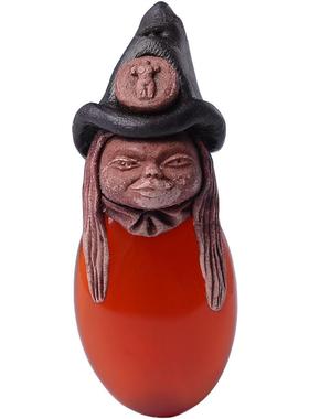 雁唐北欧精灵吊坠项链老印度