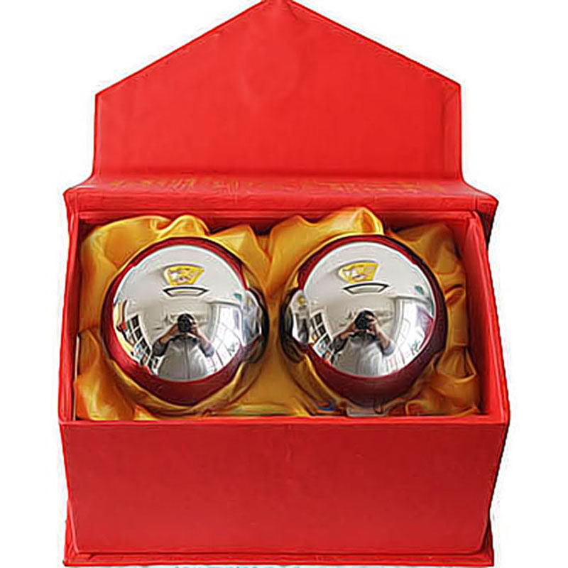 手玩空心铃音保定手球实心电镀球中老年铁球室内健身锻炼保健球