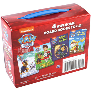 现货 汪汪队立大功 英文原版 Paw Patrol 红色救援小分队 绘本故事小套装 The Little Red Rescue Box