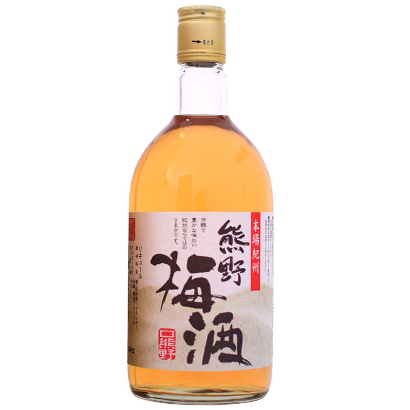 熊野梅酒日本進(jìn)口洋酒果酒女士酒青梅酒熊野本場(chǎng)紀(jì)州梅酒720ml