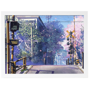 秒速五厘米 新海诚三部曲 动漫周边 海报壁画 挂画挂件摆件