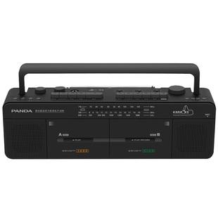 熊猫双卡复读机磁带机录音机英语教学用收录收音老式播放机小学生