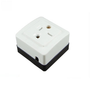 台湾隆光LKEW美式白色T形塑胶插头LK7003-3 NEMA 6-20P接地型全新