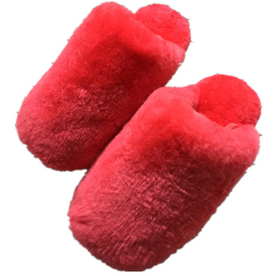 秋冬情侣羊毛拖鞋包头拖