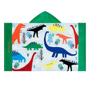 儿童浴巾纯棉斗篷带帽可穿戴中大童游泳洗澡沙滩毛巾吸水保暖亲肤