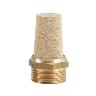 气动消声器全铜电磁阀汇流板消音器BSL1分2分3分4分6分1寸半2寸