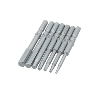 801内六角电批头 S2钢圆柄5mm强磁电动螺丝刀起子头H2H3H4H5H6 H8