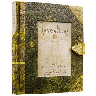 达芬奇素描手稿3D立体书 英文原版 Inventions: Leonardo Da Vinci 原装进口正版书籍