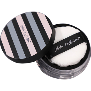 LOLOLA萝萝拉 散粉分装盒便携弹力网面蜜粉盒RCMA胡椒粉分装空盒